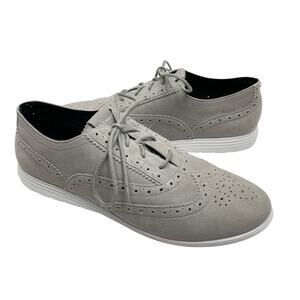 Cole Haan | NWOB Women's Grand Tour Gray Suede Oxford Shoes Lace Up Sneakers